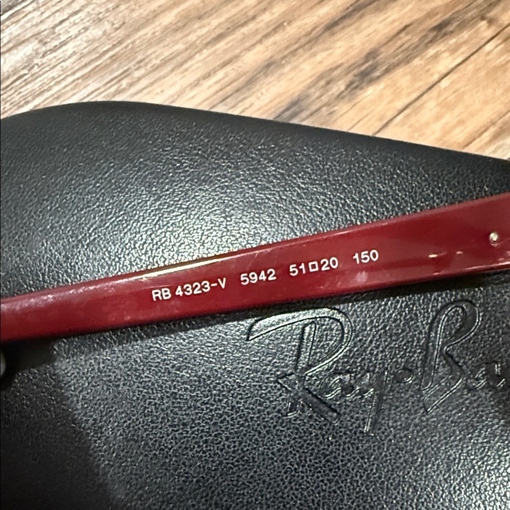 Ray-Ban Pink Translucent Glasses - Frames Only No… - image 4